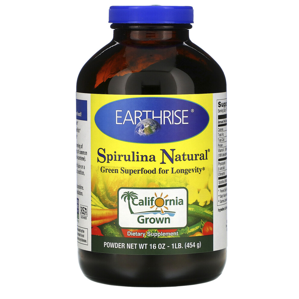 Earthrise , Spirulina Natural, 16 Oz (454 G)
