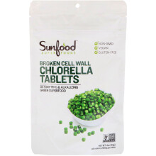Sunfood, Comprimés de Chlorelle à Paroi Cellulaire Brisée, 250 mg, 452 Comprimés, 4 oz (113 g)