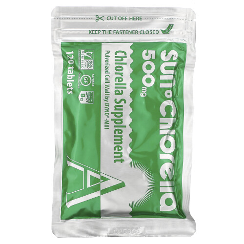 Sun Chlorella, Complément de Chlorelle, 500 mg, 600 Comprimés 2