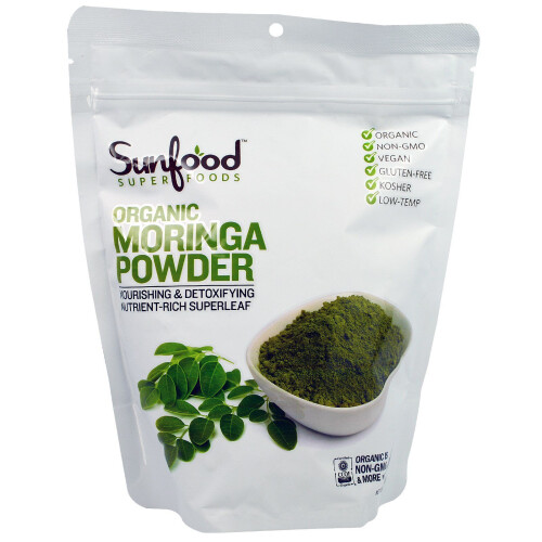 Sunfood, Poudre de Moringa Bio, 8 oz (227 g)