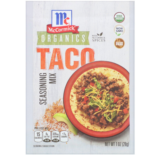 McCormick, Bio-Gewürzmischung, Taco, 1 Unzen (28 g)