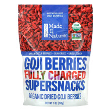 Made in Nature, Organic Dried Goji Berries, 7 oz (198 g)