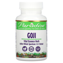 Paradise Herbs, Goji, 60 Vegetarische Kapseln
