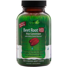 Irwin Naturals, Rote Bete ROT, Max-Umwandlung mit Stickoxid-Booster, 60 Flüssig-Softgels