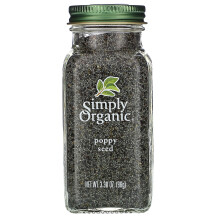 Simply Organic, Mohnsamen, 3,38 Unzen (96 g)