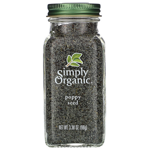 Simply Organic, Mohnsamen, 3,38 Unzen (96 g)