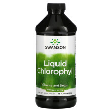 Swanson, Flüssiges Chlorophyll, 100 mg, 16 fl oz (473 ml)