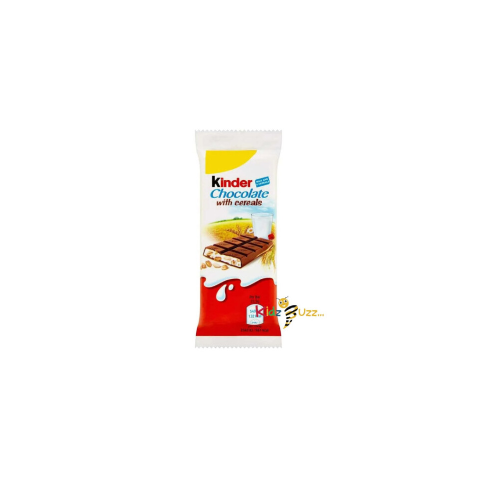 Kinder Chocolate with cereals bars Pack of 40 Bars