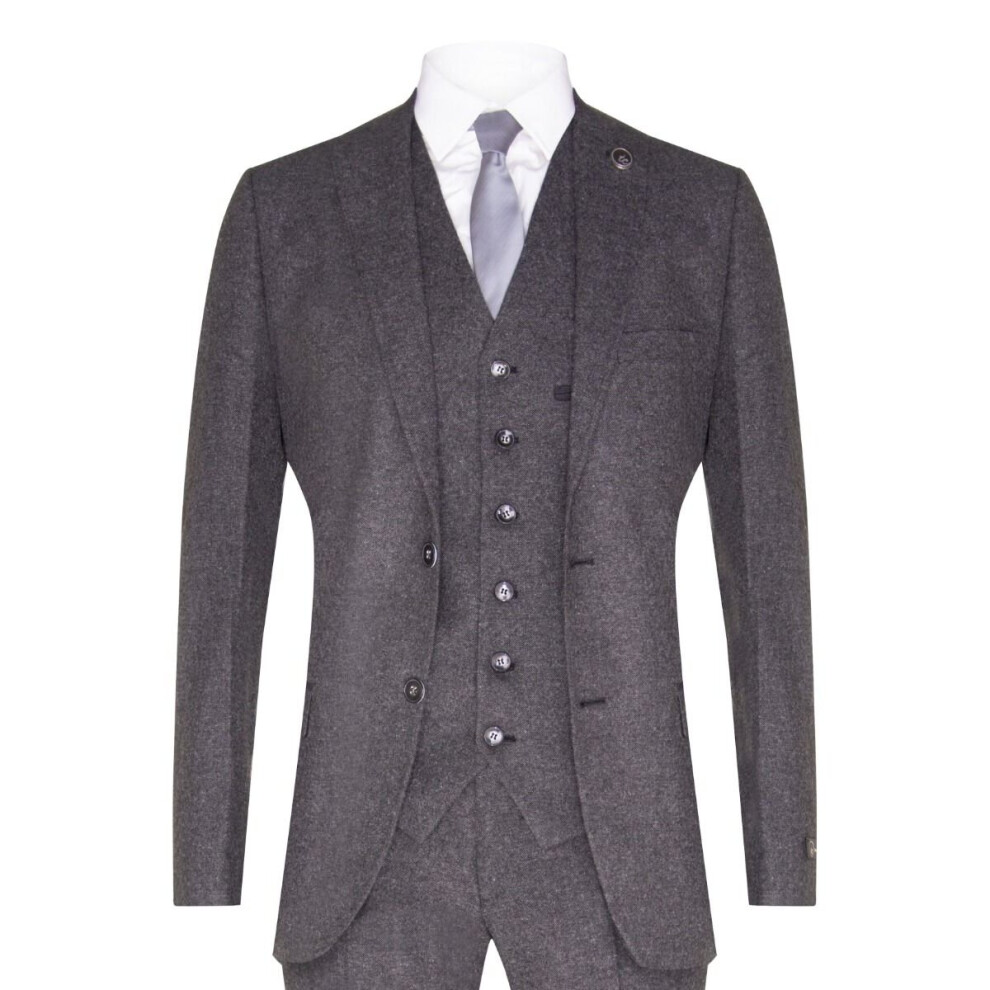 3 Piece Wool Tweed Vintage Retro Suit