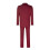 (44) Mens 3 Piece Wine Herringbone Wool Twed Retro Suit 4