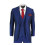 (38) Mens 3 Piece Shiny Royal Blue Classic Suit 1