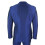 (38) Mens 3 Piece Shiny Royal Blue Classic Suit 3