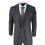(38) Mens 3 Piece Charcoal Grey Classic Stitch Suit 1