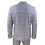 (46) Mens 3 Piece Grey Birdseye Check Classic Suit 3