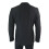 (46) Mens 3 Piece Plain Black Classic Retro Suit 3