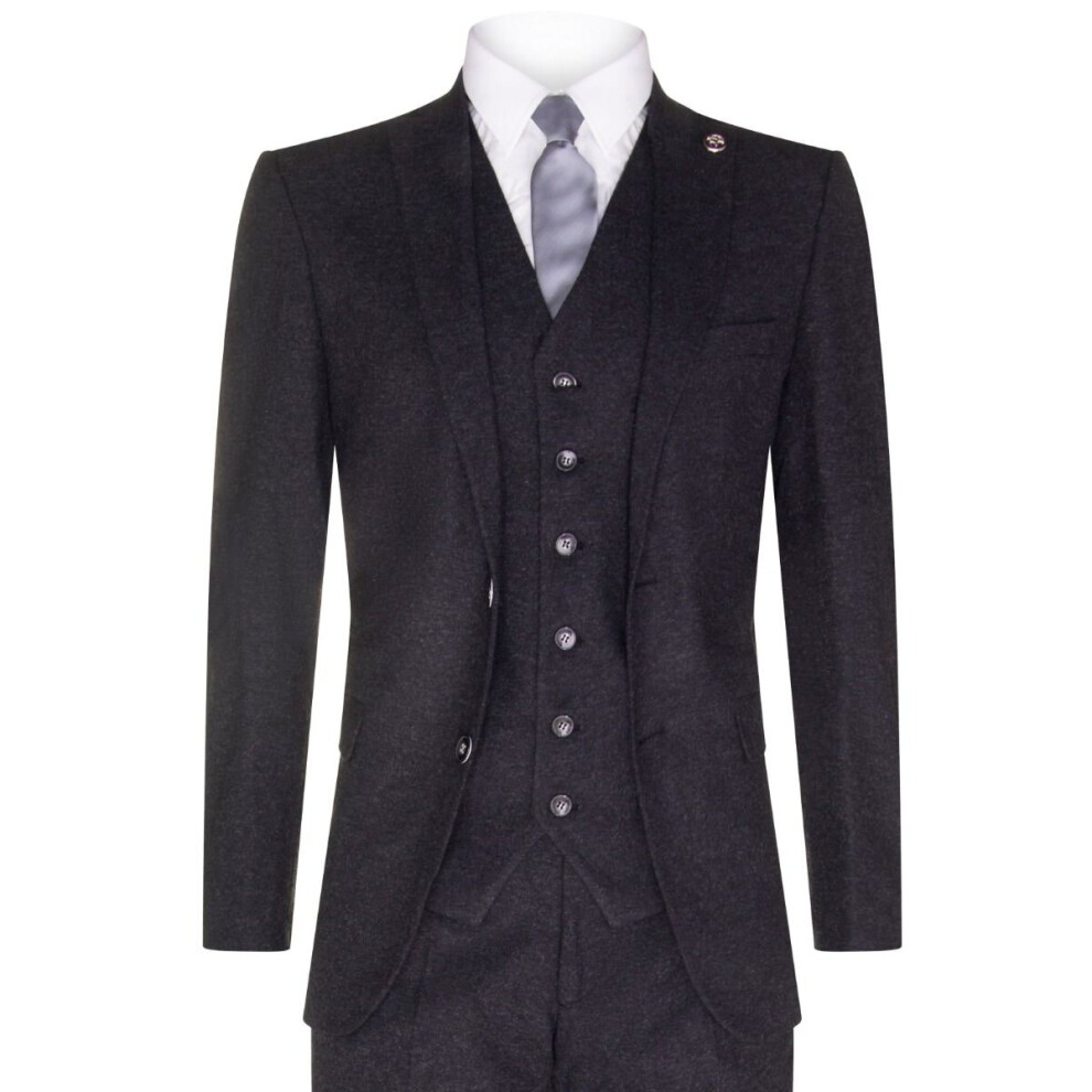 3 Piece Wool Tweed Vintage Retro Suit