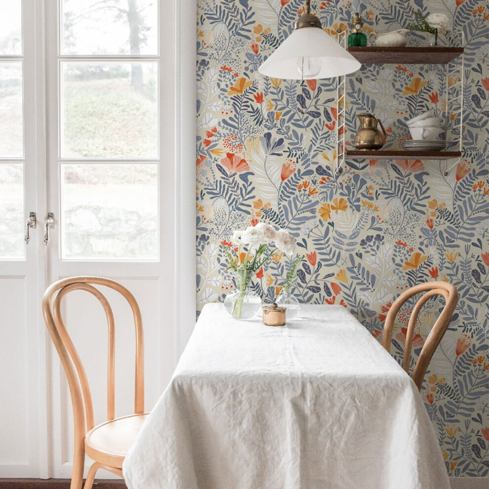Sommarang Brittsommar Wallpaper Greige Galerie S55013 5901638004802