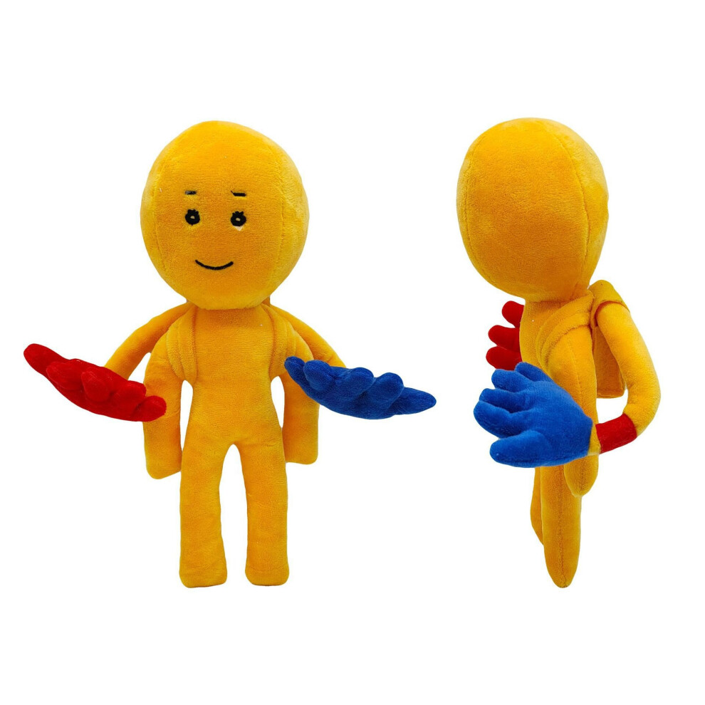 Poppy Playtime Minions Player Plush Toy Huggy Wuggy Scary Doll Kid Yellow