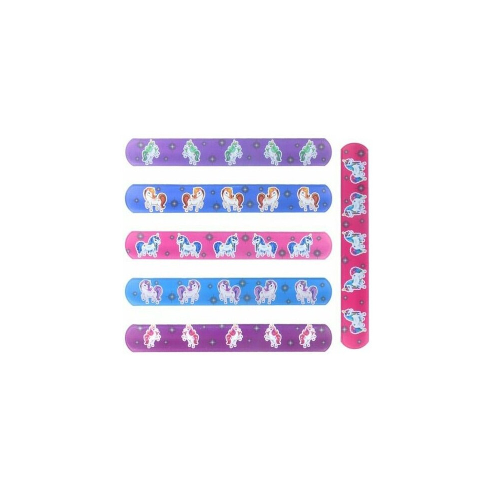 (6 Unicorn Snap Bands) Unicorn Snap Slap Band Bracelet-image-OPC-P9CJ5J8-NEW