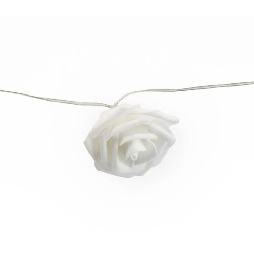 Solar Powered Garden 2 m x Rose Flower LED String Lights 2