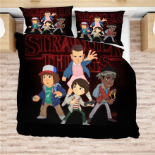 (Cartoon, 135*200cm) Stranger Things Season 3 Duvet Cover Bedding Set UK Single 2PCS Set