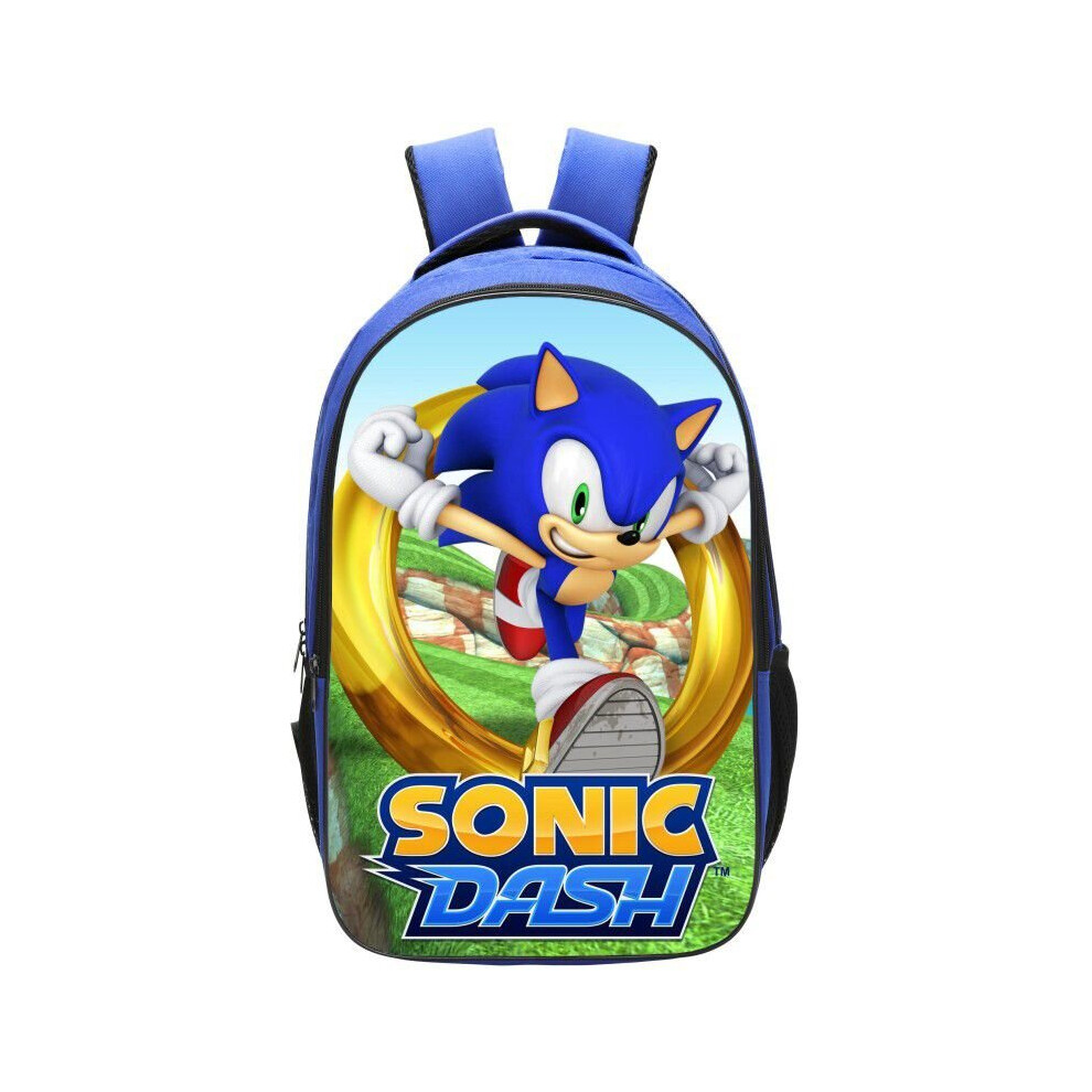 (Seven, 16Inches) Sonic The Hedgehog 2 Children'S Backpack Daily School Backpack School Gift