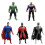 5pcs Avengers Hero Hulk Captain America Thanos Figures Super Toys Gifts 3