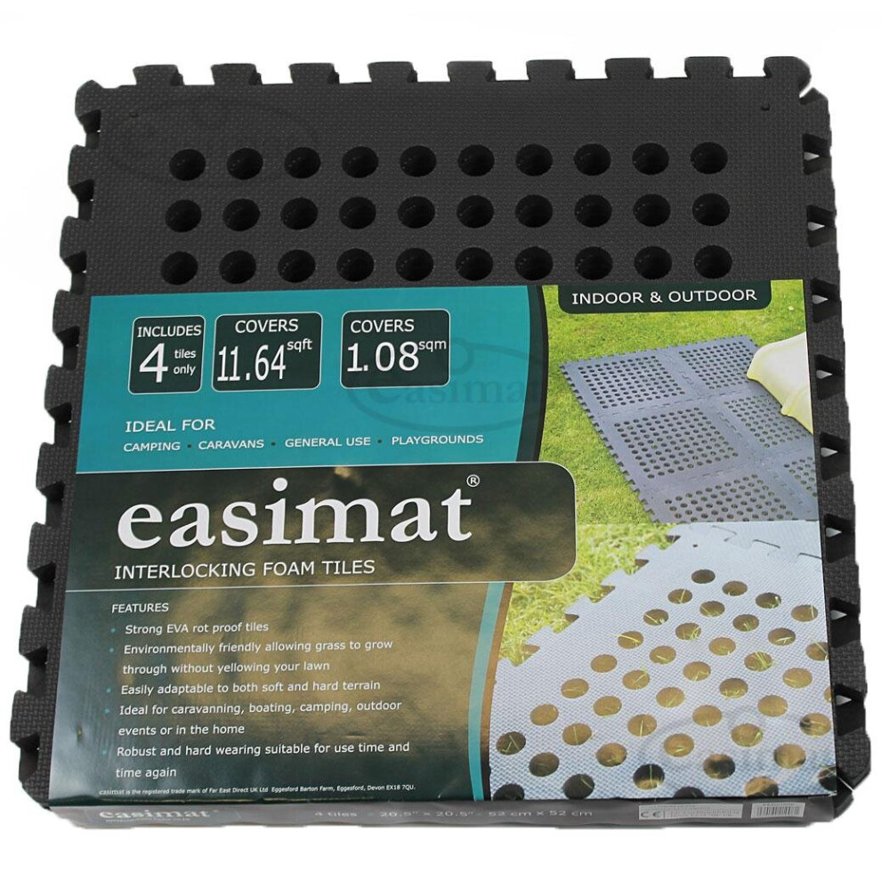 Easimat Playground Garden Anti-Slip Swing Slide Safety Mats 4 mats