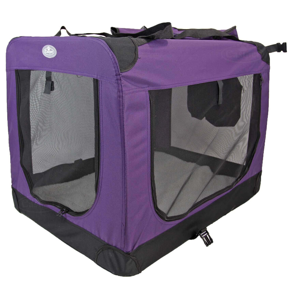 Fabric Pet Carrier Purple X-Large 67151