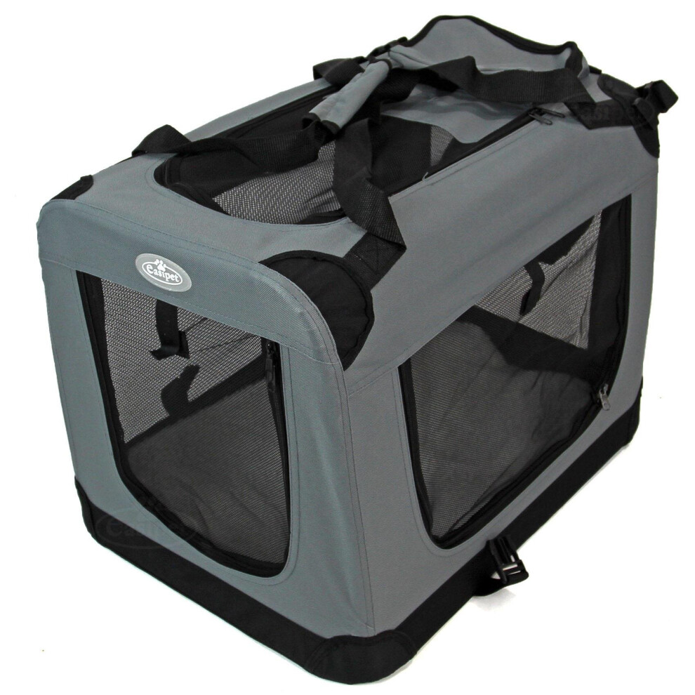 Actiaspet Fabric Pet Carrier Grey Medium 67153
