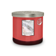 Heart & Home True Enchantment Twin Wick Scented Ellipse Candle In Glass Jar