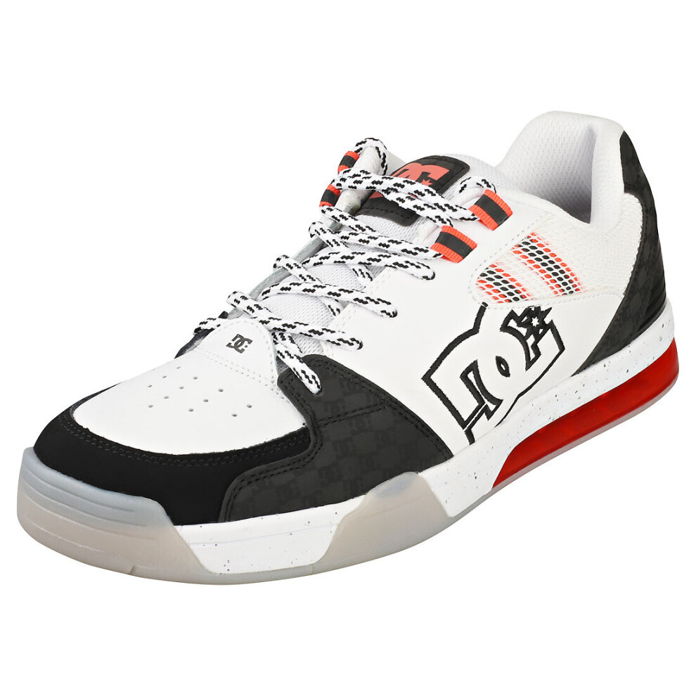 DC Shoes Versatile Mens Skate Trainers in White Black - Size 10 UK