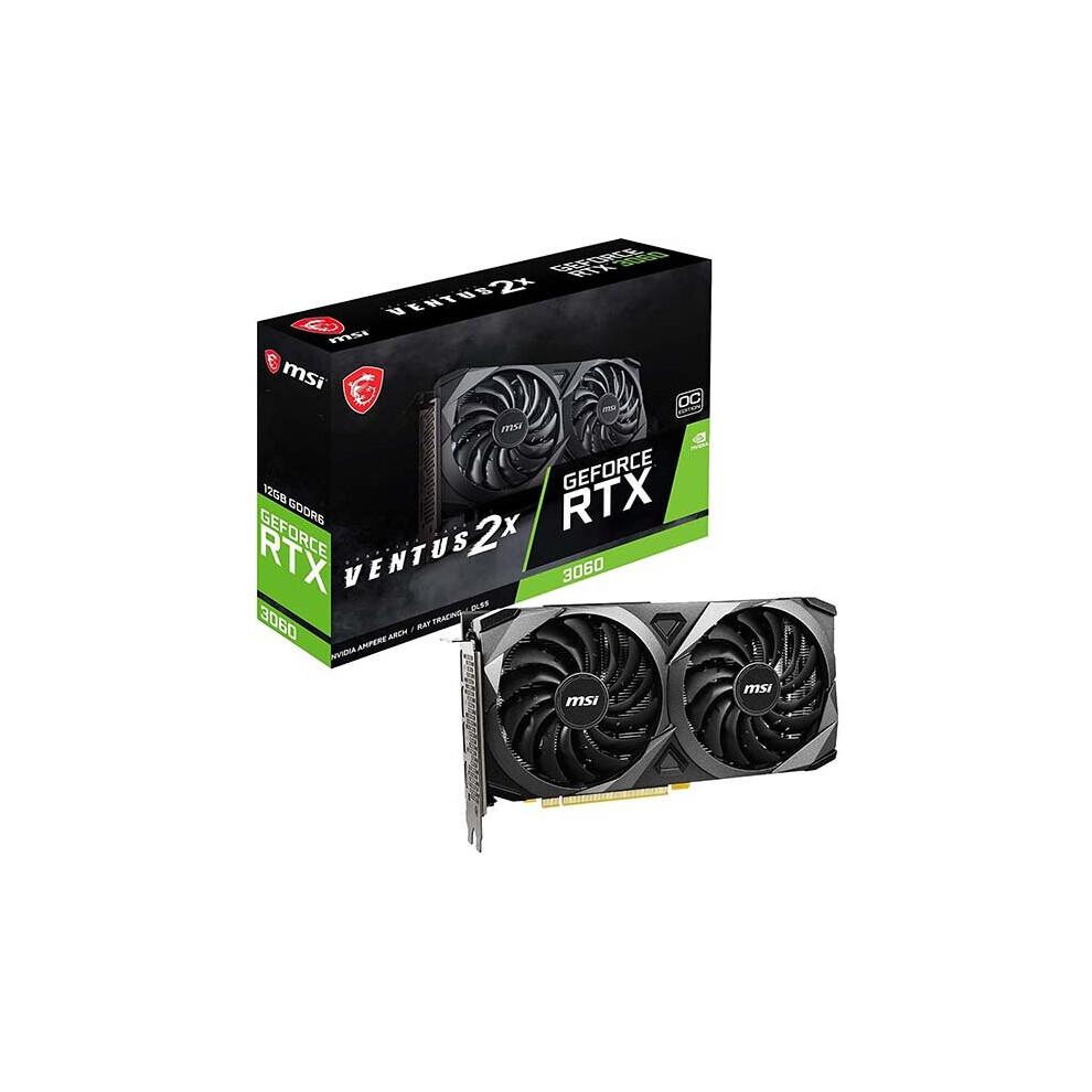 Msi 3060 Ventus 12Gb 2X Oc Gaming Graphics Card 4719072793814