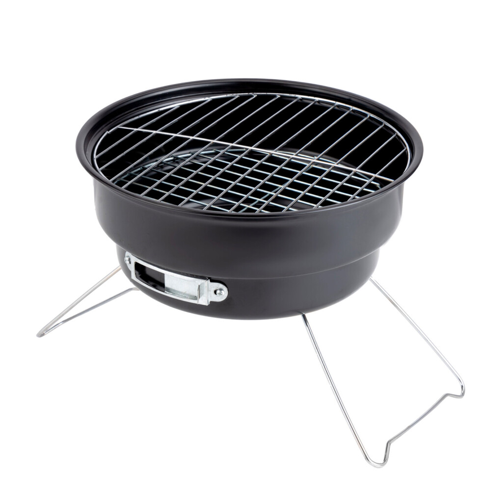 Royalford Compact Charcoal BBQ Portable Folding BBQ Grill Smoker