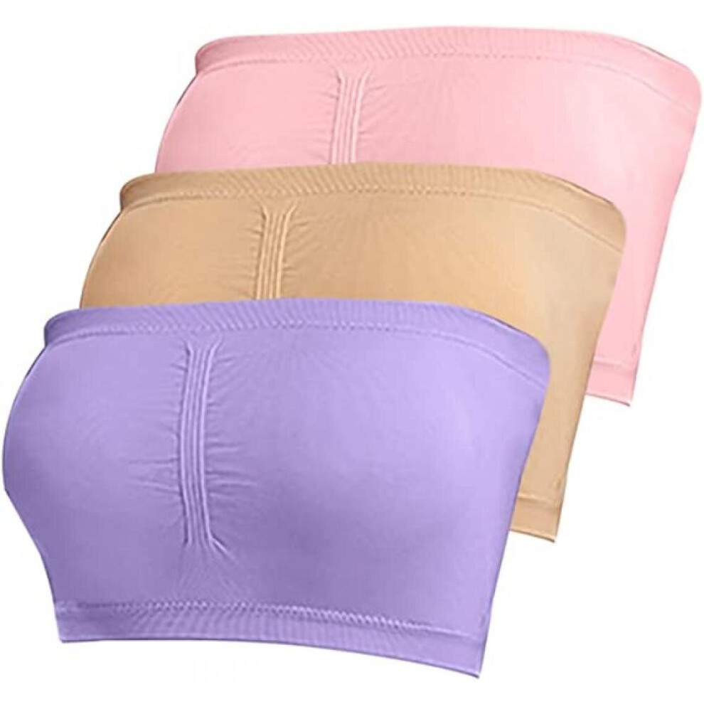 (5XL) Strapless Bras For Women 3 Packs