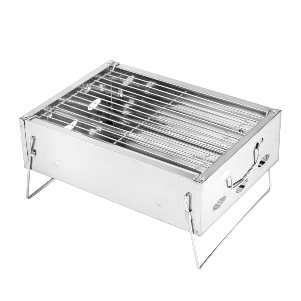 Royalford BBQ Grill Stainless Steel Barbecue Charcoal Grill Smoker