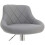 Single Grey Milan Bar Stool, swivel height adjustable bar stool 5