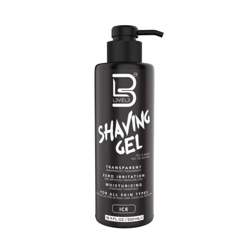 Level 3, Shaving Gel, Ice, 16,9 fl oz (500 ml)