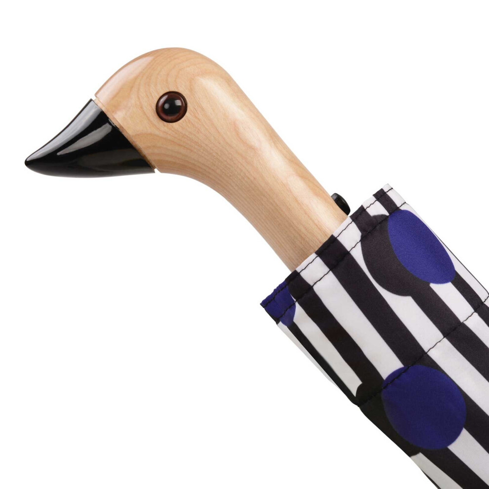 The Original Duckhead Folding Umbrella - Polka Stripe