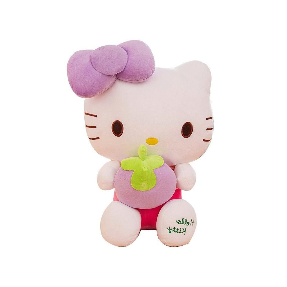 (Purple30cm) 30cm Hello Kitty Plush Toys Dolls Cuddle Pillow Cartoon Girl For Kid Gifts