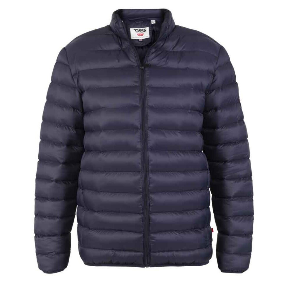 (5XL, Navy) Duke Mens Rowland D555 Kingsize Puffer Jacket