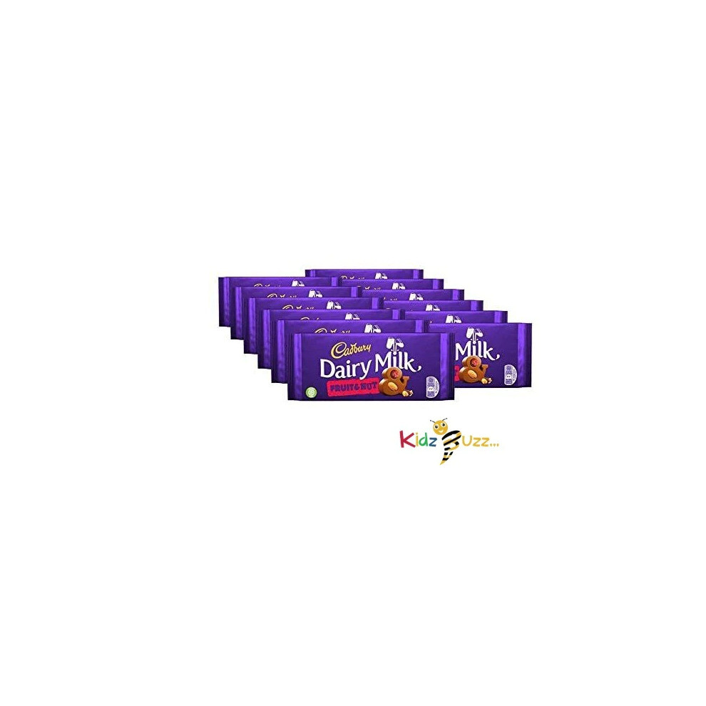Cadbury Dairy Milk Fruit & Nut 200G (Box Of 15)