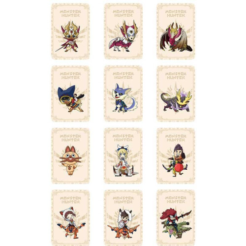 (15pcs Mini) MonsterHunter Rise：Sunbreak Amiibo Cards 2