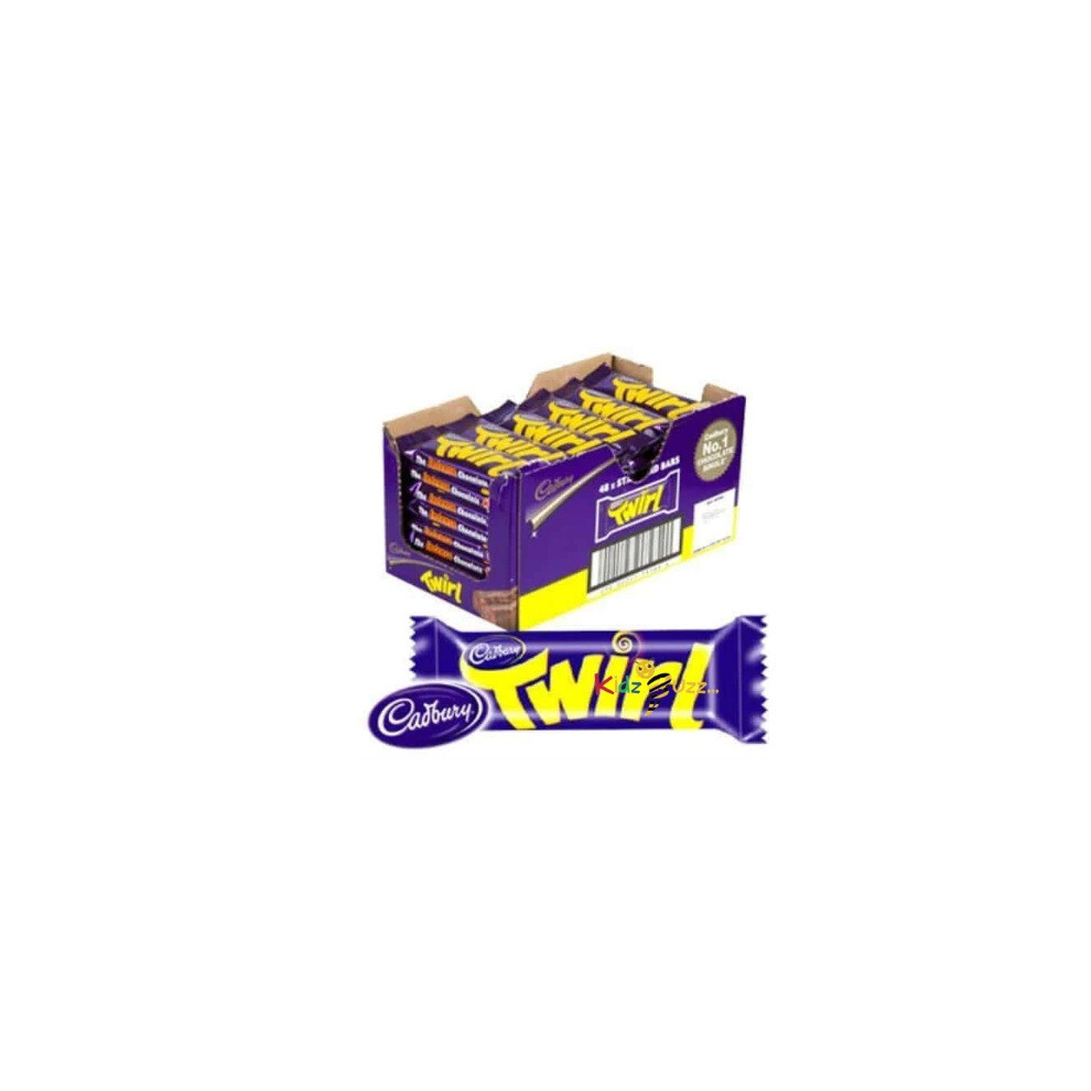 Cadbury (Pack Of 24) Twirl Twin Chocolate Fingers 43G