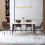 2X Luxury PU Leather Dining Reception Restaurant Dark Brown Chairs 6