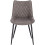 2X Luxury PU Leather Dining Reception Restaurant Dark Grey Chairs 5