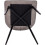 2X Luxury PU Leather Dining Reception Restaurant Dark Grey Chairs 6
