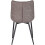 2X Luxury PU Leather Dining Reception Restaurant Dark Grey Chairs 7