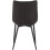 Set of 2 PU Leather Dining Reception Restaurant Anthracite Chairs 3