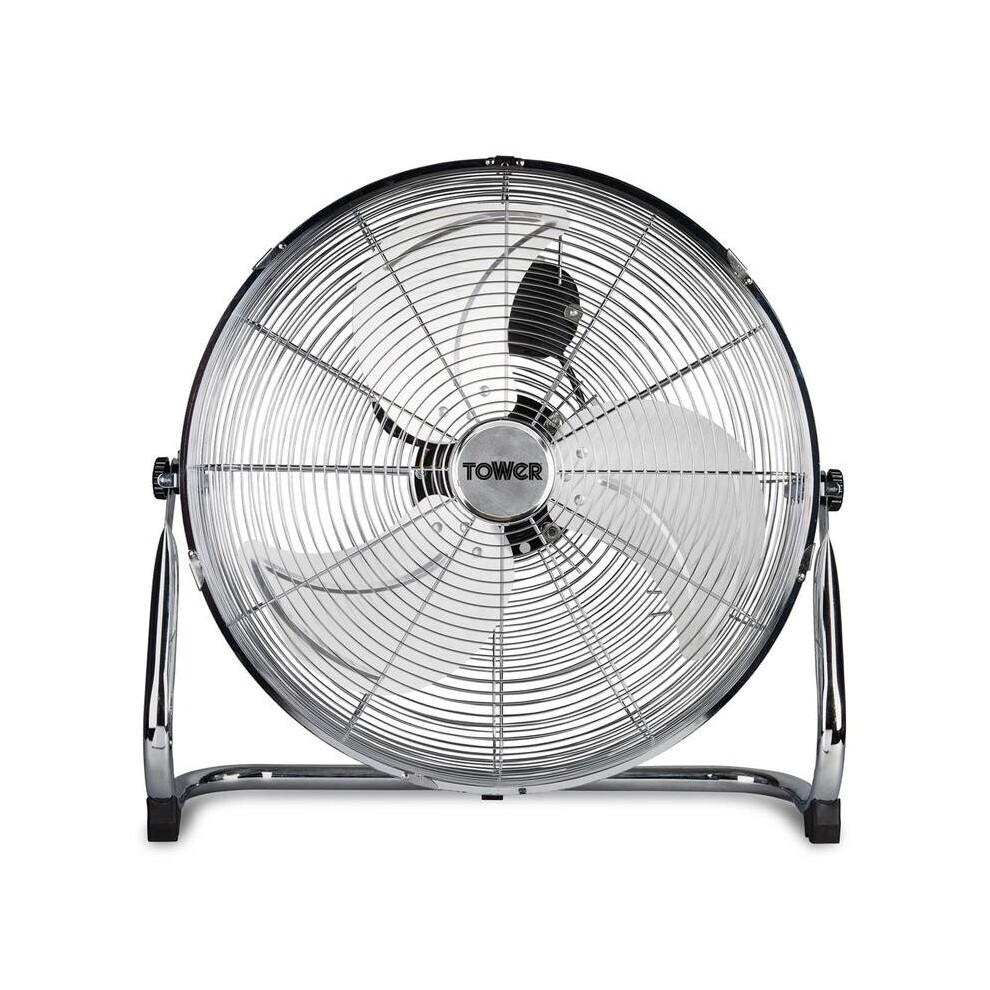 Tower 18 Inch Velocity Fan Chrome UK Plug